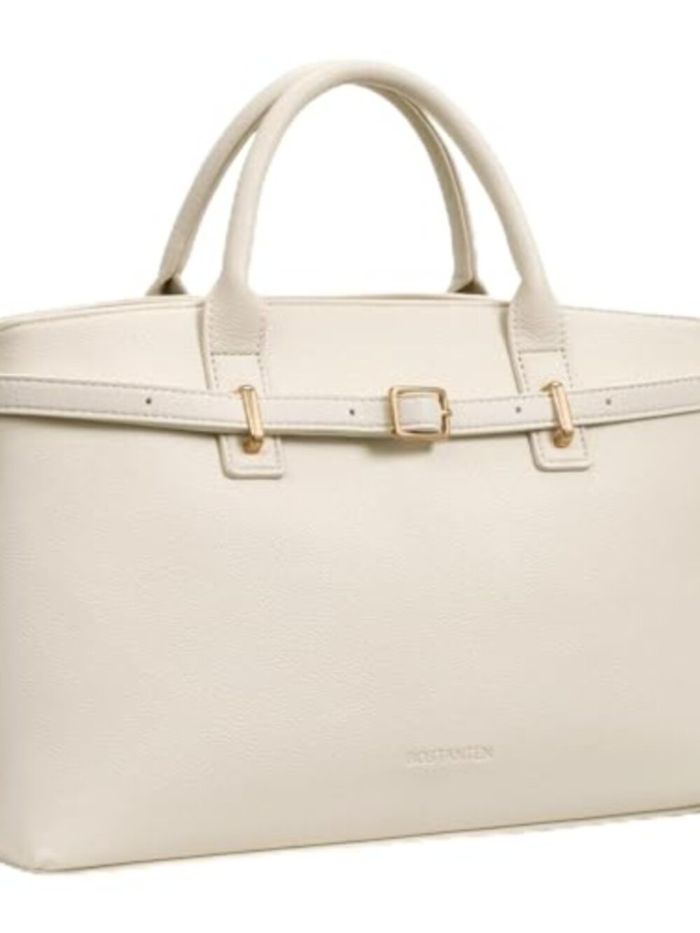 Vegan Leather Satchel Handbag Structured Top Handle Purse with Removable Strap